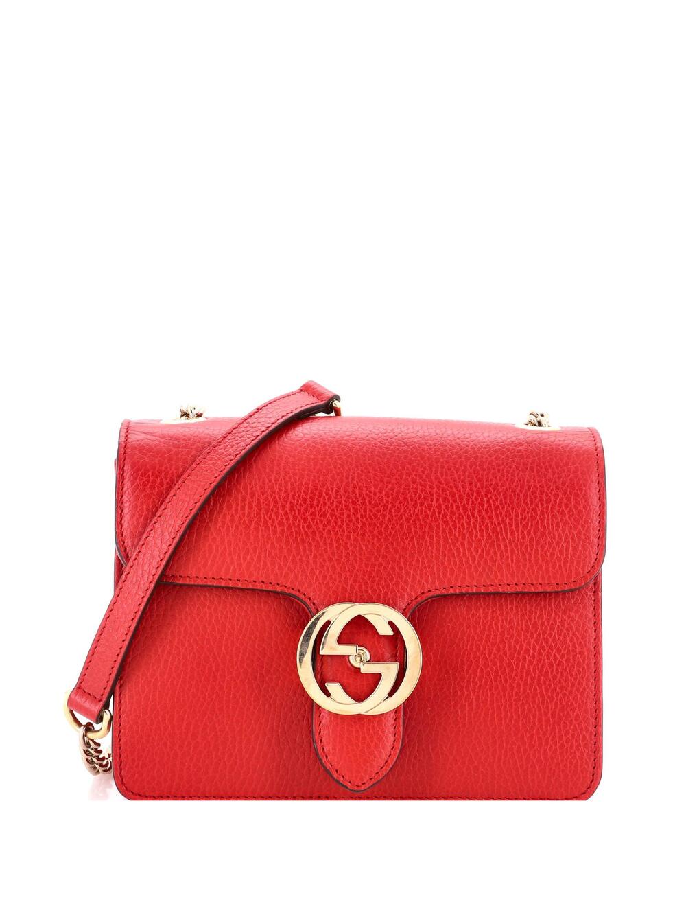 Gucci Interlocking Shoulder Bag Leather #351874G84B